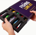15pcs WEIHE Fishing Lure Gift Box Set A, Hard Bait VIB Popper Multi-Jointed Fish.
